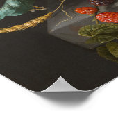 Vase der Blume von Jan Davidsz de Heem. Poster (Ecke)