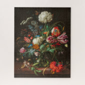 Vase der Blume von Jan Davidsz de Heem Puzzle (Vertikal)