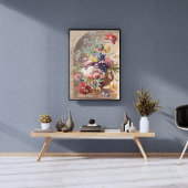 Vase der Blume von Jan van Huysum Poster