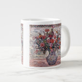 Vase der Blume, Zinnias von Maurice Prendergast Jumbo-Tasse (Vorderseite Rechts)