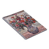 Vase der Blume, Zinnias von Maurice Prendergast Notizblock (Rechte Seite)