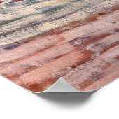 Vase der Blume, Zinnias von Maurice Prendergast Poster (Ecke)