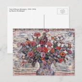 Vase der Blume, Zinnias von Maurice Prendergast Postkarte (Vorne/Hinten)