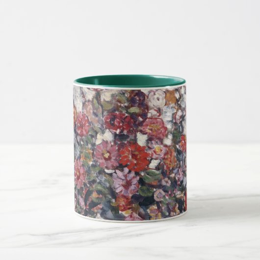 Vase der Blume, Zinnias von Maurice Prendergast Tasse (Zentrum)