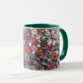 Vase der Blume, Zinnias von Maurice Prendergast Tasse (VorderseiteRechts)