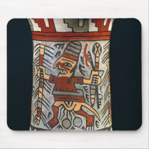 Vase, der eine bewirtschaftenszene darstellt mousepad