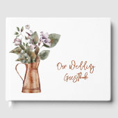 Vase der Hochzeit von Blume Gästebuch (Vorderseite)