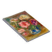 Vase der Rose | Renoir Notizblock (Rechte Seite)