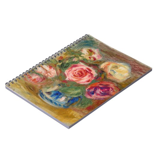 Vase der Rose | Renoir Notizblock (Linke Seite)