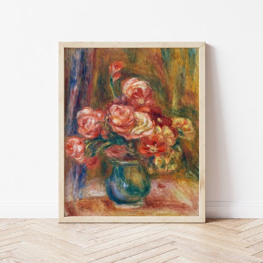 Vase der Rose | Renoir Poster