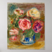Vase der Rose | Renoir Poster (Vorne)