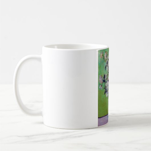 Vase der Rose, Vincent van Gogh Kaffeetasse (Links)
