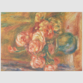 Vase der Rose von Auguste Renoir Art Seidenpapier