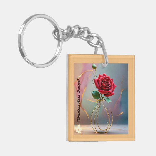 "Vase der Ruhe" Schlüsselanhänger (Vorderseite links)