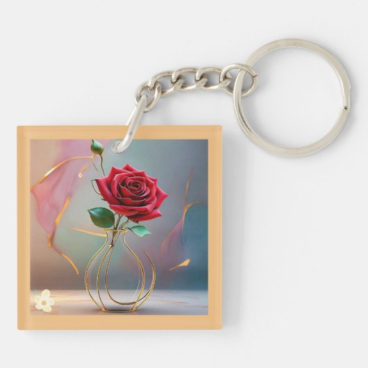 "Vase der Ruhe" Schlüsselanhänger (Rückseite)