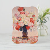 Vase der Ruhe und Entspannung im Brautparty Einladung (Stehend Vorderseite)