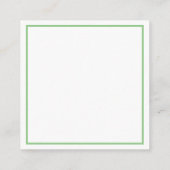 Vase der Umschließungskarte für Rose Begleitkarte (Rückseite)