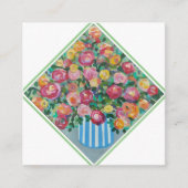 Vase der Umschließungskarte für Rose Begleitkarte (Vorderseite)