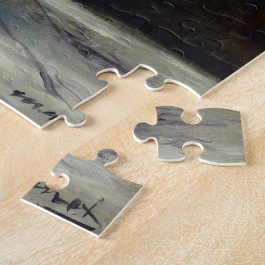 Vase der weißen Lilacs und Rose | Édouard Manet Puzzle (Seite)