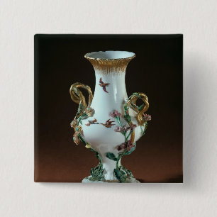 Vase Duplessis mit Golddekoration Button
