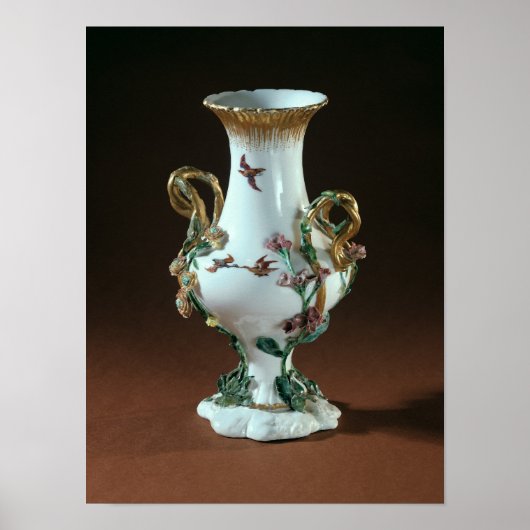 Vase Duplessis' mit goldener Dekoration (Vorne)