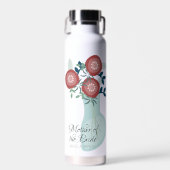 Vase Floral Hochzeitsgeschenke für Mutter Wasserfl Trinkflasche (Vorne)