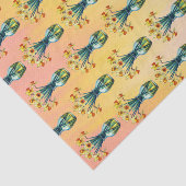 Vase Full of Beautiful Daffodils Seidenpapier (Ausschnitt)