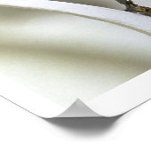 Vase-Handgriff in Form eines geflügelten Ibex, Ach Poster (Ecke)