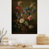 Vase in Blume von Jan van Huysum Poster (Küche)