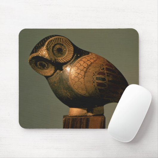 Vase in Form einer Eule, Proto-Korinther Mousepad (Mit Mouse)