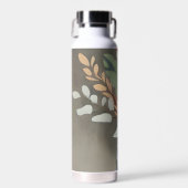 Vase minimalistischer Blätter Trinkflasche (Vorne)