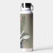 Vase minimalistischer Blätter Trinkflasche (Rückseite)