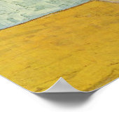 Vase mit 12 Sonnenblumen - Vincent Van Gogh (1888) Poster (Ecke)