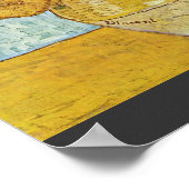 Vase mit 12 Sonnenblumen von Vincent Van Gogh Poster (Ecke)