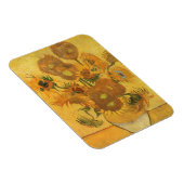Vase mit 15 Sonnenblumen von Vincent van Gogh Magnet (Rechte Seite)