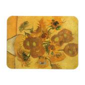 Vase mit 15 Sonnenblumen von Vincent van Gogh Magnet (Horizontal)