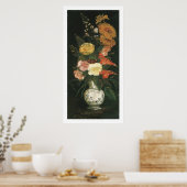 Vase mit Aster und Silva von Vincent van Gogh Poster (Küche)