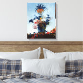 Vase mit Blume Leinwanddruck (Insitu (Schlafzimmer))