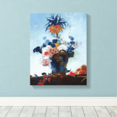 Vase mit Blume Leinwanddruck (Insitu (Holzboden))