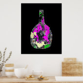 Vase mit Blume Poster (Küche)