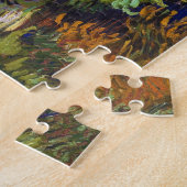 Vase mit Blume Vincent van Gogh Kunstwerk Puzzle (Seite)