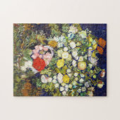Vase mit Blume Vincent van Gogh Kunstwerk Puzzle (Horizontal)