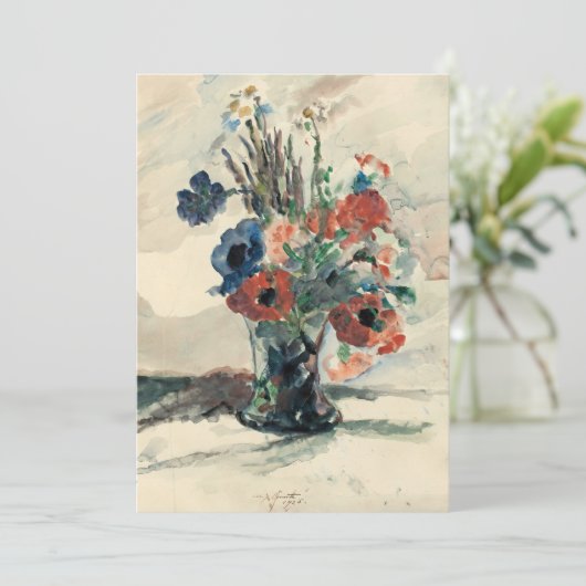 Vase mit Blumen | Lovis Corinth (Stehend Vorderseite)