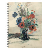 Vase mit Blumen | Lovis Corinth Notizblock (Vorderseite)