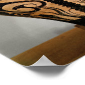 Vase mit Blumendekoration, aus Mycenae Poster (Ecke)