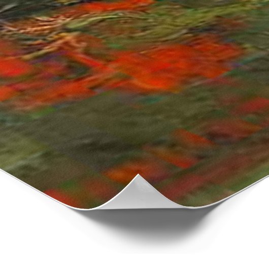 Vase mit Carnons Vincent van Gogh Poster (Ecke)