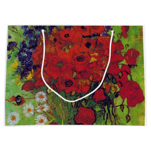 Vase mit Cornblumen und Pfefferkuchen, Van Gogh Große Geschenktüte (Vorderseite)