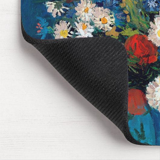 Vase mit Cornblumen und Pfefferkuchen, Van Gogh Mousepad (Ecke)