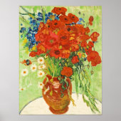 Vase mit Cornblumen und Pfefferkuchen, Van Gogh Poster (Vorne)