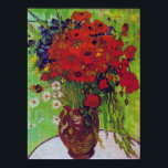 Vase mit Cornblumen und Pfefferkuchen, Van Gogh Poster<br><div class="desc">Vincent Willem van Gogh (30. März 1853 - 29. Juli 1890) war ein niederländischer postimpressionistischer Maler, der zu den berühmtesten und einflussreichsten Persönlichkeiten in der Geschichte der Western-Kunst zählt. In etwas mehr als einem Jahrzehnt schuf er etwa 2100 Kunstwerke, darunter etwa 860 Ölgemälde, die größtenteils aus den Jahre seines Lebens....</div>